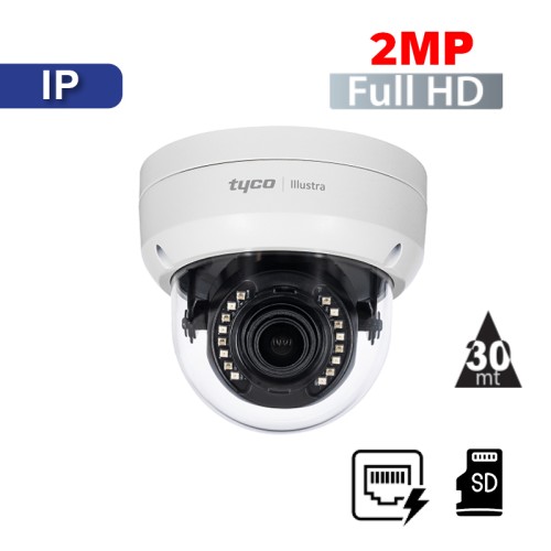 Cámara Domo IR 2MP IR 30 Mts Illustra (IES02-D12-OI04)